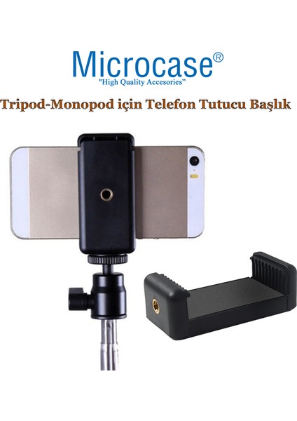 Tripod - Monopod Için Telefon Tutucu Başlık 10 cm - AL2631