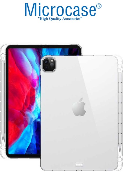 Apple iPad Pro 11 2021 Soft Tpu Kalem Koymalı Silikon Kılıf - Şeffaf fiyatları
