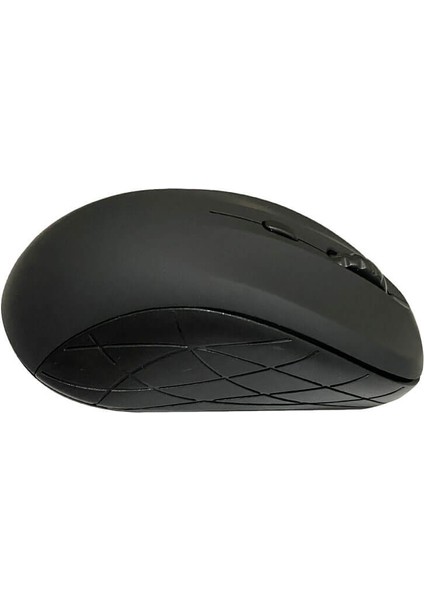 WZ-2818 Wireless 1600 Dpı Kablosuz Optik Mouse Rubber Kaplama - Siyah