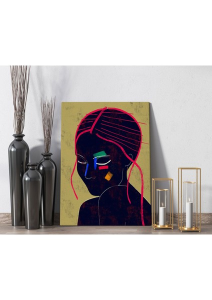 Gift Color Of Woman Tasarımlı Kanvas Tablo 50X70CM-4