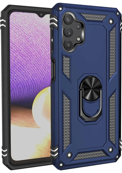 Case 4U Samsung Galaxy A32 4G Kılıf Vega Silikon Mavi