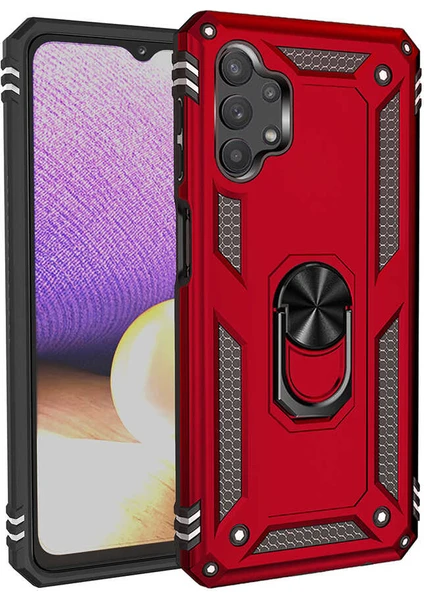 Case 4U Samsung Galaxy A32 4G Kılıf Vega Silikon Kırmızı