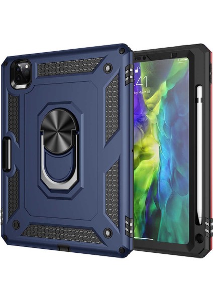 Apple iPad Pro 11 Kılıf Tablet Vega Silikon Mavi