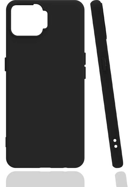 Oppo A73 Kılıf Mat Renkli Yumuşak Kalın Sağlam Silikon Kılıf Biye Siyah modelleri