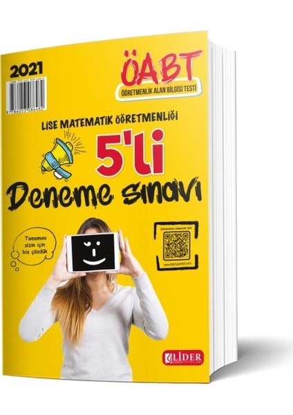 Lider Yayınları ÖABT 2021 Lise Matematik Öğretmenliği 5'li Deneme Sınavı