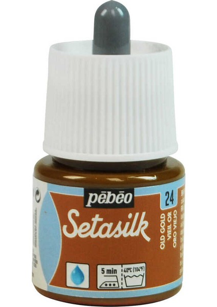 Setasilk Ipek Boya 45 ml Şişe 24 Altın