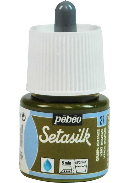 Setasilk Ipek Boya 45 ml Şişe 27 Yeşil