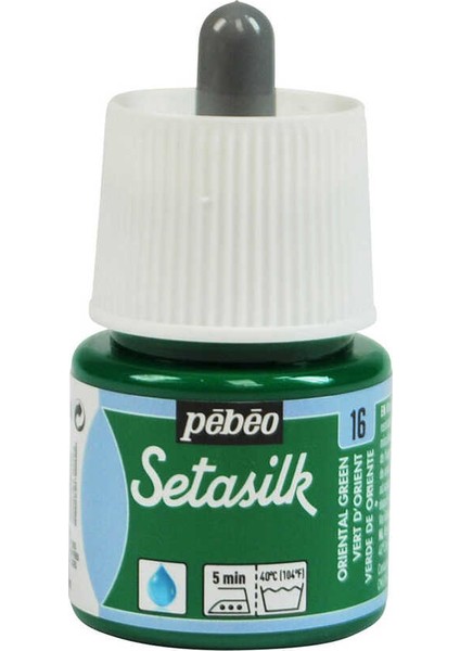 Setasilk Ipek Boya 45 ml Şişe 16 Oriental Yeşil