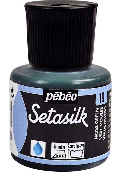 Setasilk Ipek Boya 45 ml Şişe 19 Yosun Yeşili