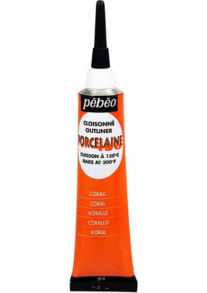 Sulu Porselen Boya 150 Kontür 02 Mercan