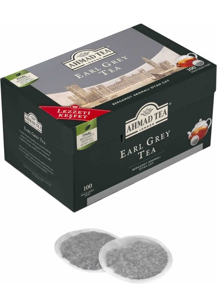 Ahmad Tea Ahmad Earl Grey Demlik Poşet 100X3.2 Gr.