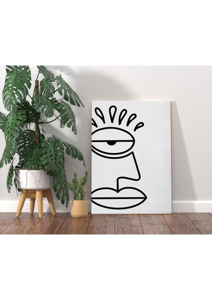 Gift Picasso Style Tasarımlı Kanvas Tablo 70X100CM-2