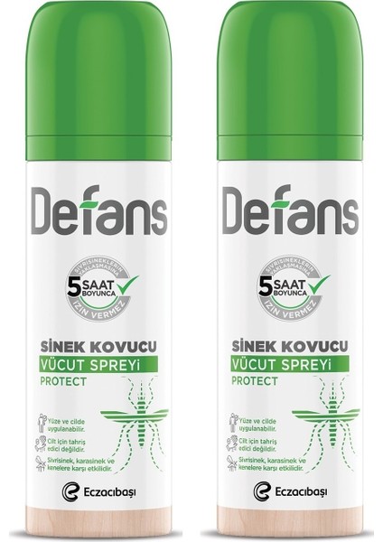 Protect Sinek Kovucu Vücut Spreyi 100 ml x 2'li