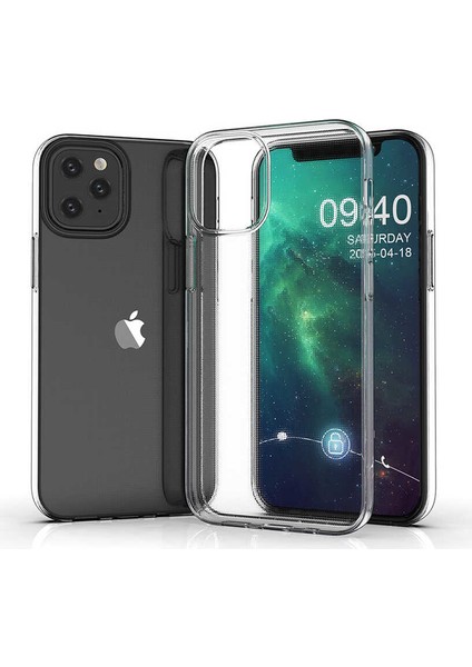 Apple iPhone 12 Kılıf A+ Şeffaf Lüx Süper Yumuşak 0.3mm Ince Slim Silikon