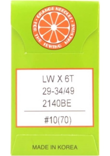 Etek Baskı İĞNESI/LWX6T 10/70 10 Adet