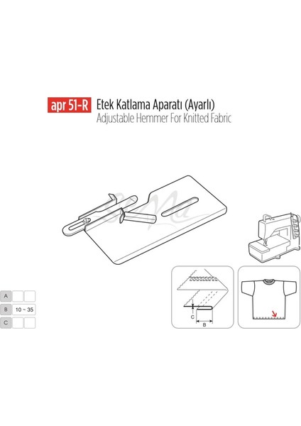 Apere Etek Katlama Apara / Apr 51-R