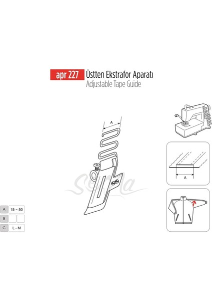 Apere Üstten Ekstrafor Aparatı 12MM / Apr 227