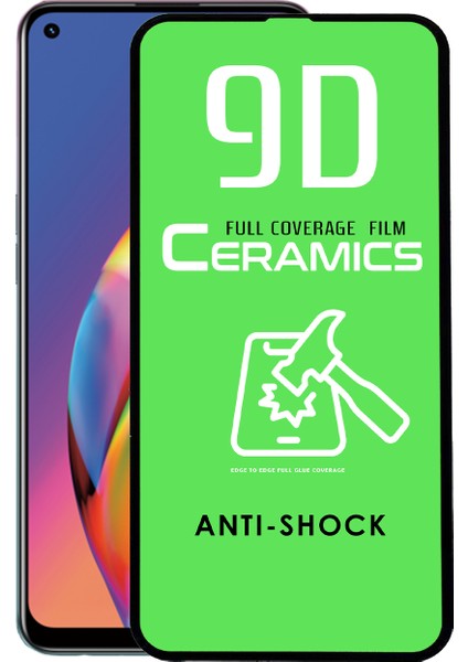 Oppo Reno 5 Lite Tam Kaplayan Seramik Nano Esnek Ekran Koruyucu Cam