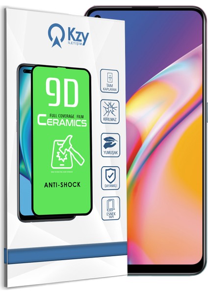 Oppo Reno 5 Lite Tam Kaplayan Seramik Nano Esnek Ekran Koruyucu Cam