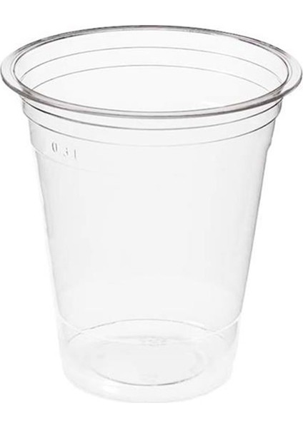 Pet Bardak 95/300 ml Limonata Milkshake Bardağı 50'li