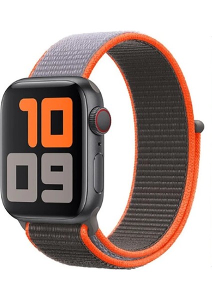 Apple Watch 1-2-3-4-5-6-7-SE (42mm-44mm-45mm) Uyumlu Dokuma Kordon