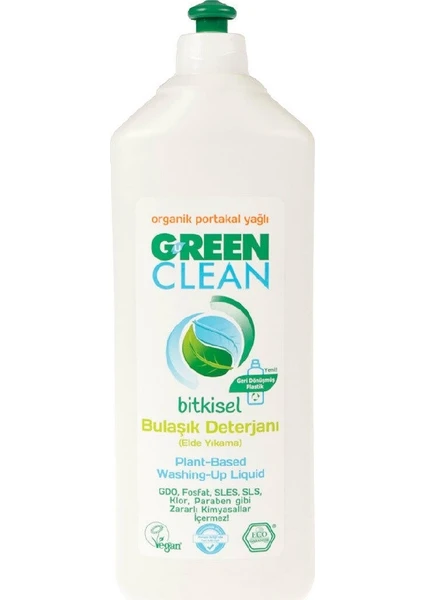 Green Clean Organik Portakal Yağlı Bulaşık Deterjan 730 ml