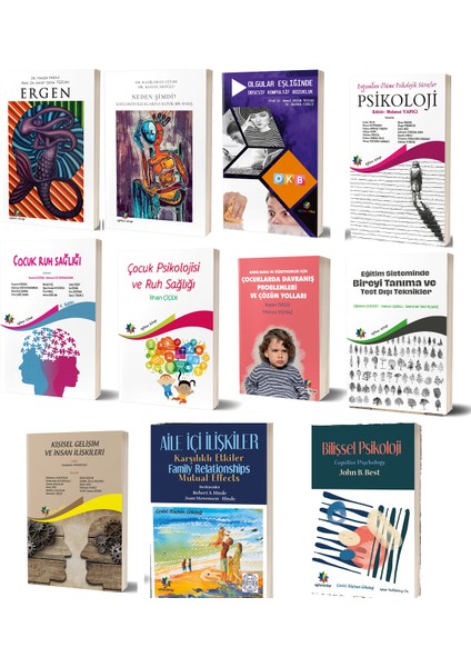 Psikoloji Kitapları Seti 11 Kitap Takım