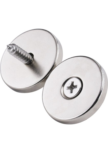 Dünya Magnet Havşa Delikli Güçlü Neodyum Mıknatıs 25 x 10 cm - 5 x 5 cm 8'li Paket modelleri