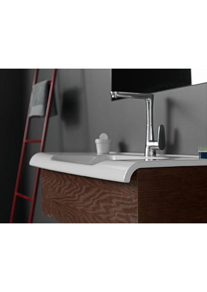 Seramik Cerastyle Anova 80 Cm Etajerli Lavabo modelleri