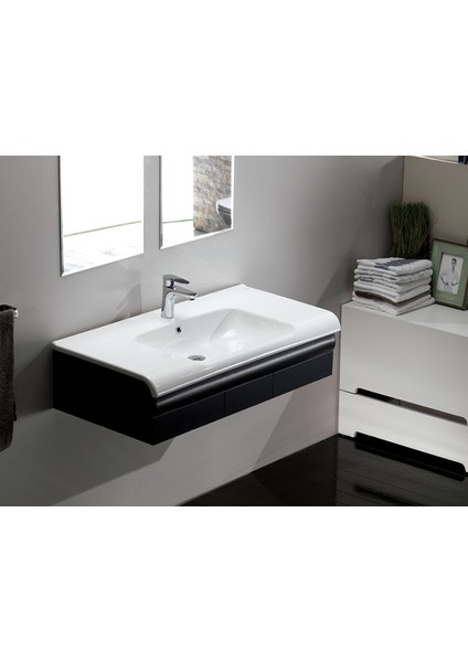 Seramik Cerastyle Anova 80 Cm Etajerli Lavabo indirimleri