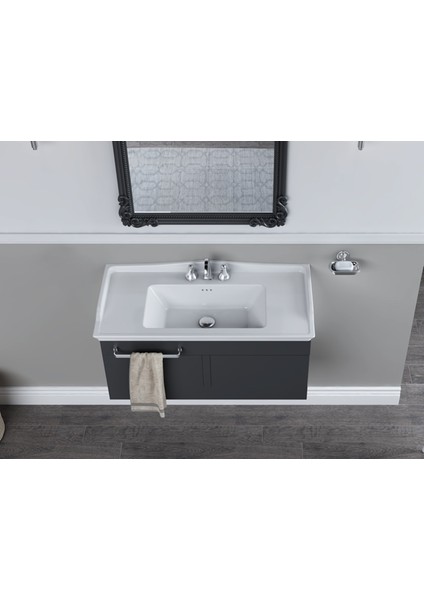 Seramik Cerastyle Kapadokya 80cm Etajerli Lavabo indirimleri