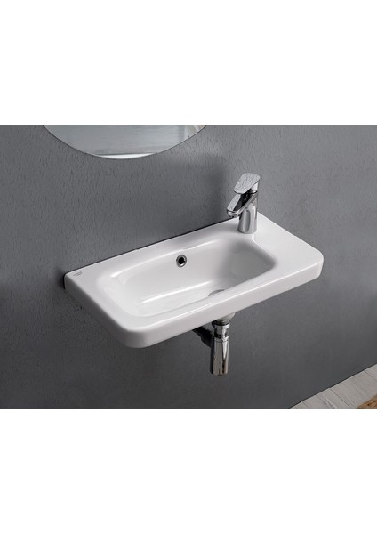 Seramik Cerastyle Noura 60 Cm Etajerli Lavabo