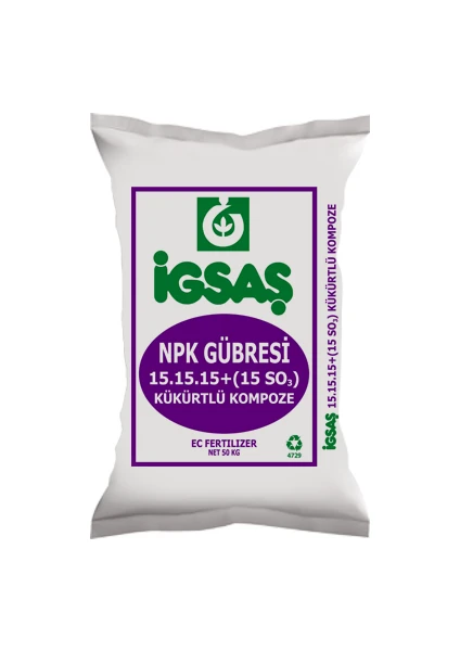 İGSAŞ 15.15.15 KOMPOZE GÜBRE 50 KG TABAN GÜBRESİ