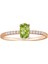 Pırlanta ve Oval Peridot Taşlı Yüzük 0417R0261 2