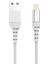 BX-IP01C Güçlendirilmiş Apple Lightning Şarj ve Data Kablosu Beyaz 1 Metre 1