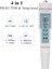 Yeni 4 In 1 Ph/ec/tds Sıcaklık Ölçer Su Geçirmez Ph Ölçer LED Su Kalitesi Monitör Test Cihazı 1