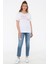 Kadın Beyaz T-Shirt 50234676-VR013 4