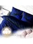 Blue Night 3D Pamuk Saten Çift Kişilik Nevresim Takımı 4