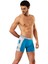 308 Pamuklu Likralı Erkek Boxer Külot - Aqua 1