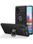 Xiaomi Redmi Note 10 Focus Serisi Yüzük Standlı Silikon Kılıf - Siyah 1