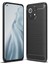 Xiaomi Mi 11 Youth Brushed Carbon Fiber Silikon Kılıf - Siyah 1