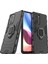 Xiaomi Poco F3 Batman Serisi Yüzük Standlı Armor Kılıf - Siyah 1