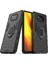 Xiaomi Poco X3 Pro Batman Serisi Yüzük Standlı Armor Kılıf - Siyah 1