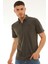 T8583 Dewberry Erkek T-Shirt-Haki 3