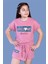 Toontoy Kız Çocuk Baskılı Şortlu Takım 1