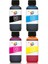 Color Copier 120 Yazıcı Uyumlu Kartuş Mürekkebi PRO 100ml PRO Set-4 Renk 1