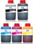 Photosmart C6340 Yazıcı Uyumlu Kartuş Mürekkebi 500ml OCP Set-5 Renk 1
