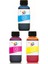 Photosmart A716 Serisi Yazıcı Uyumlu Kartuş Mürekkebi PRO 100ml PRO Set-3 Renk 1