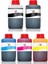Photosmart D5445 Yazıcı Uyumlu Kartuş Mürekkebi PRO 500ml PRO Set-5 Renk 1