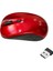 WZ-2818 Wireless 1600 Dpı Kablosuz Optik Mouse Rubber Kaplama - Kırmızı 2